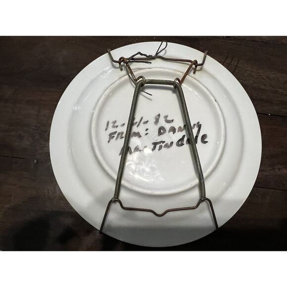 Colditz Porcelain CP Chop Plate 7.5" German Democratic Republic Danmark Vintage - Picture 5 of 5